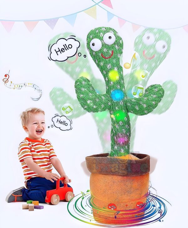 Dancing Cactus Lightning with Singing & Recording Function