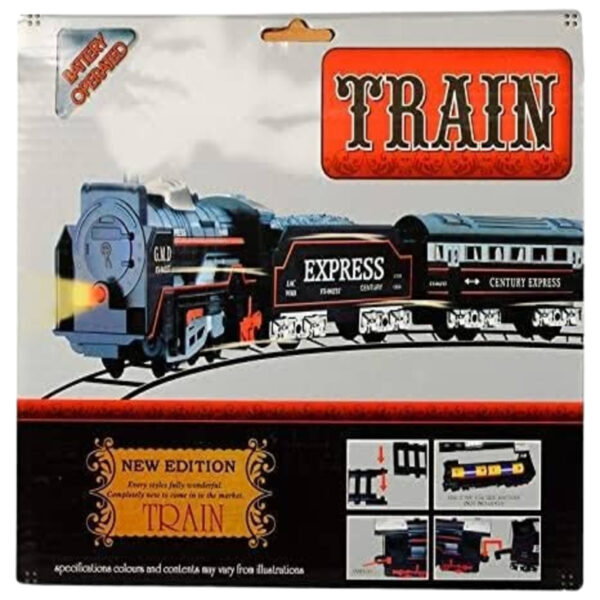 Battery Operated Toy Train Set, Looks real