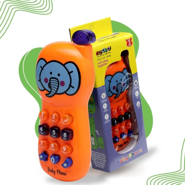 Gooyo GY-92: Battery Operated Role Play Musical Phone Toy for Kids